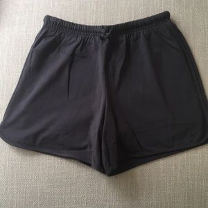 Nike black cotton shorts